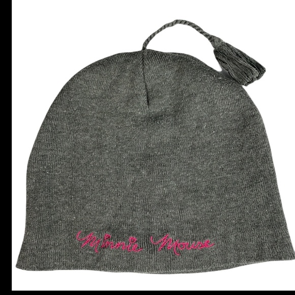 H&M Disney Minnie Mouse Knit Girls Beanie Hat Size 6-8A - Picture 2 of 5